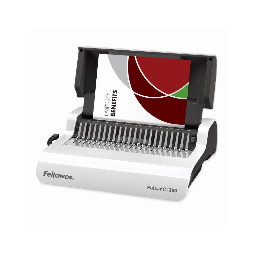 Spirálozógép, műanyag spirálkötéshez, elektromos, 300lap, Fellowes® Pulsar-E - Image 3