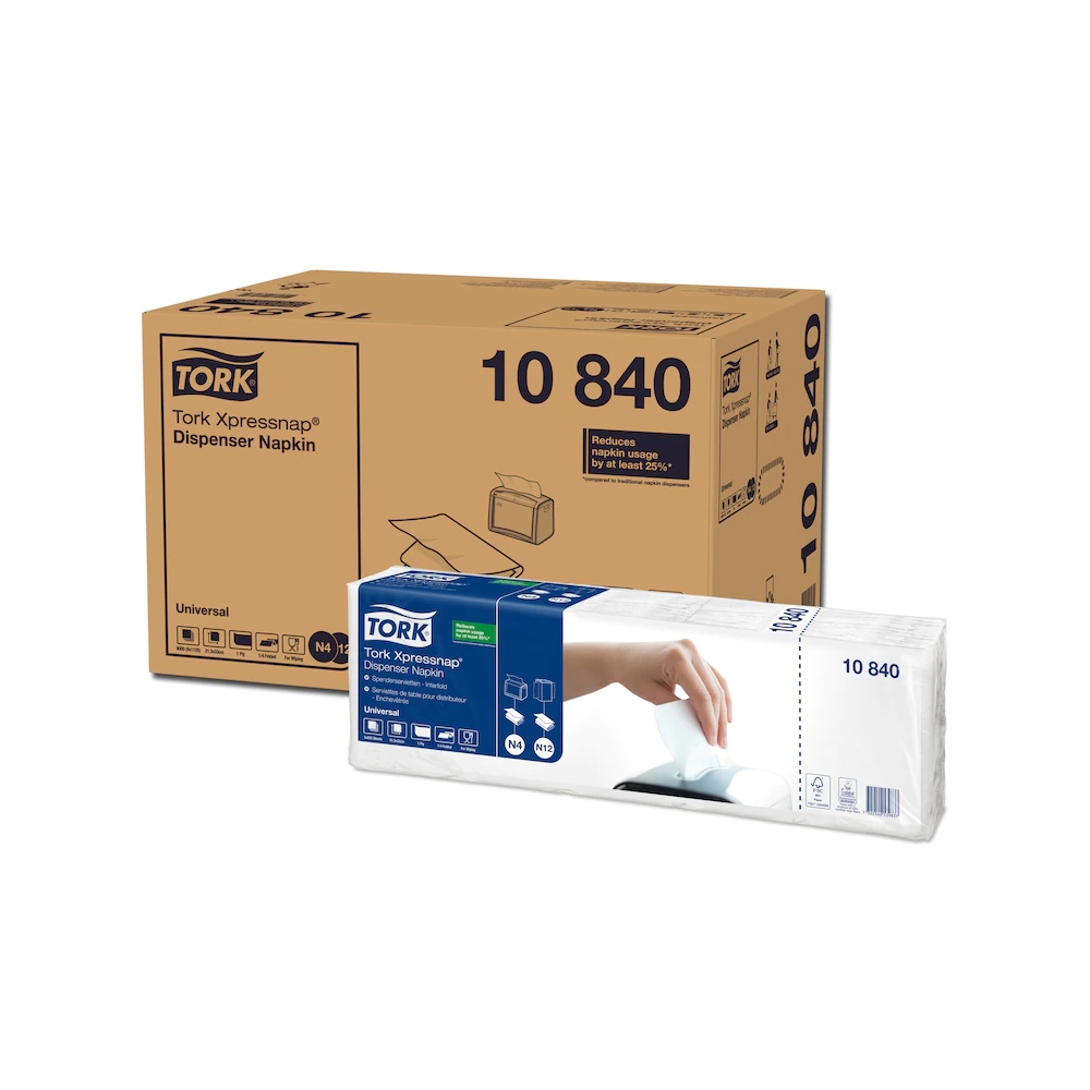 Szalvéta adagolóba 1125 ív/csomag 8 csomag/karton fehér Xpressnap® Tork_10840