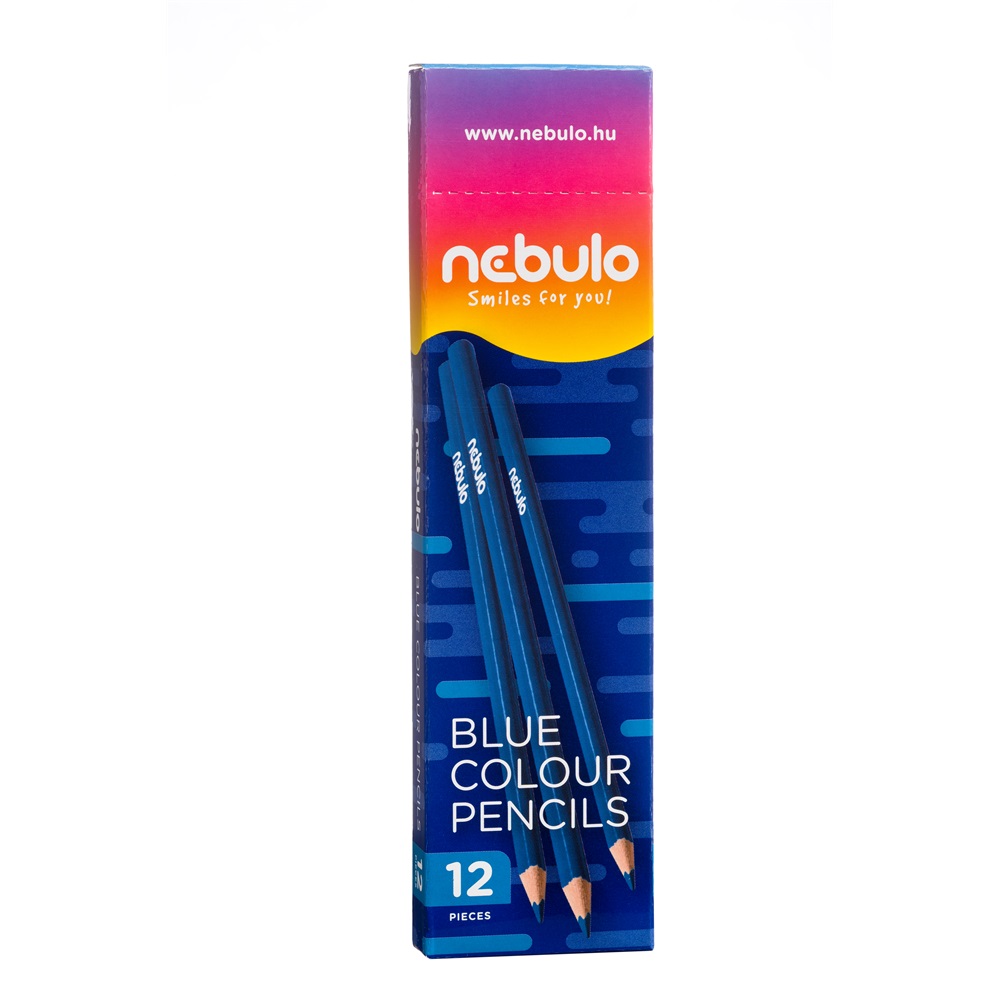 Színes ceruza, háromszög, Nebulo kék - Image 3