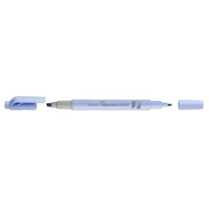 Szövegkiemelő kétvégű 1/3,5mm, vágott és kúphegyű, Pentel pasztell világoskék