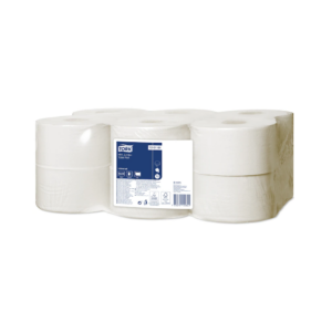 Toalettpapír 1 rétegű közületi átmérő: 18,8 cm 1200 lap/240 m/tekercs 12 tekercs/karton T2 Mini Jumbo Tork_120161 natúr