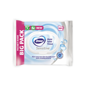 Toalettpapír nedves 80 lap/csomag Zewa Sensitive