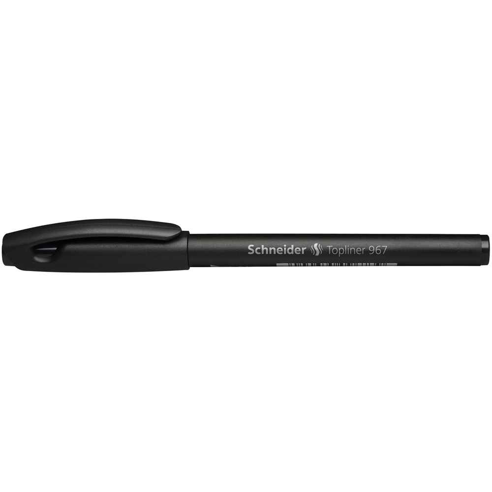 Rostirón, tűfilc 0,4mm, Schneider TopLiner 967, fekete - Image 3