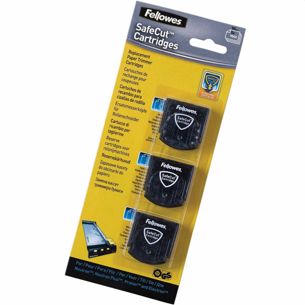 Vágókés görgős vágógépekhez, hullámos vágás, perforálás, hajtott vágás, Fellowes® 3 db/csomag, - Image 3