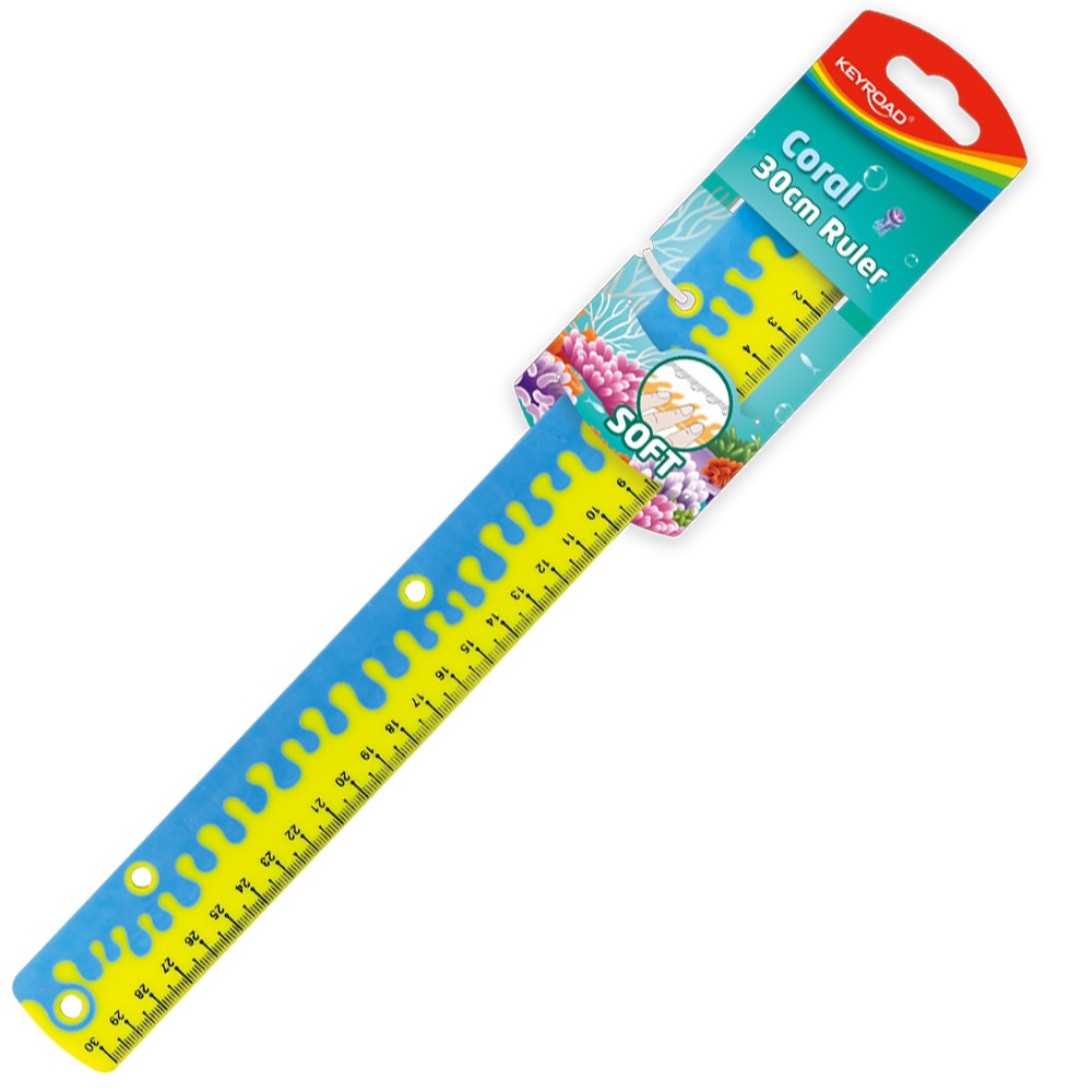 Vonalzó 30 cm, 24 db/display Keyroad Easy Liner vegyes színek - Image 3