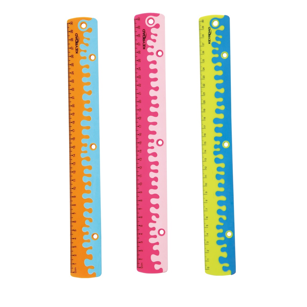 Vonalzó 30 cm, 24 db/display Keyroad Easy Liner vegyes színek - Image 4