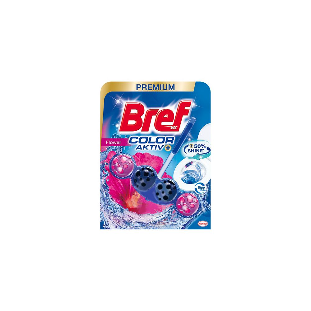 WC illatosító 50 g golyós Color Aktiv Bref Fresh Flowers