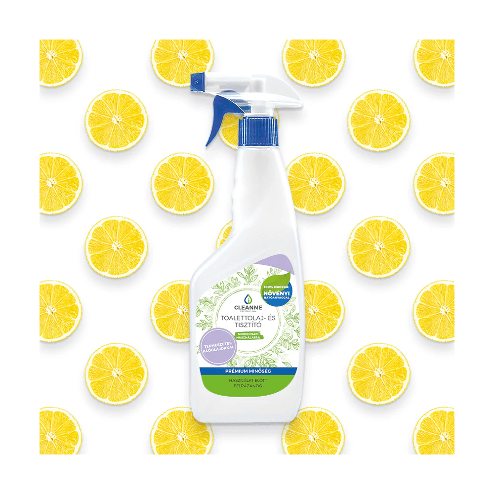 WC illatosító olaj szórófejes 500 ml Cleanne_Környezetbarát Levendula - Image 3